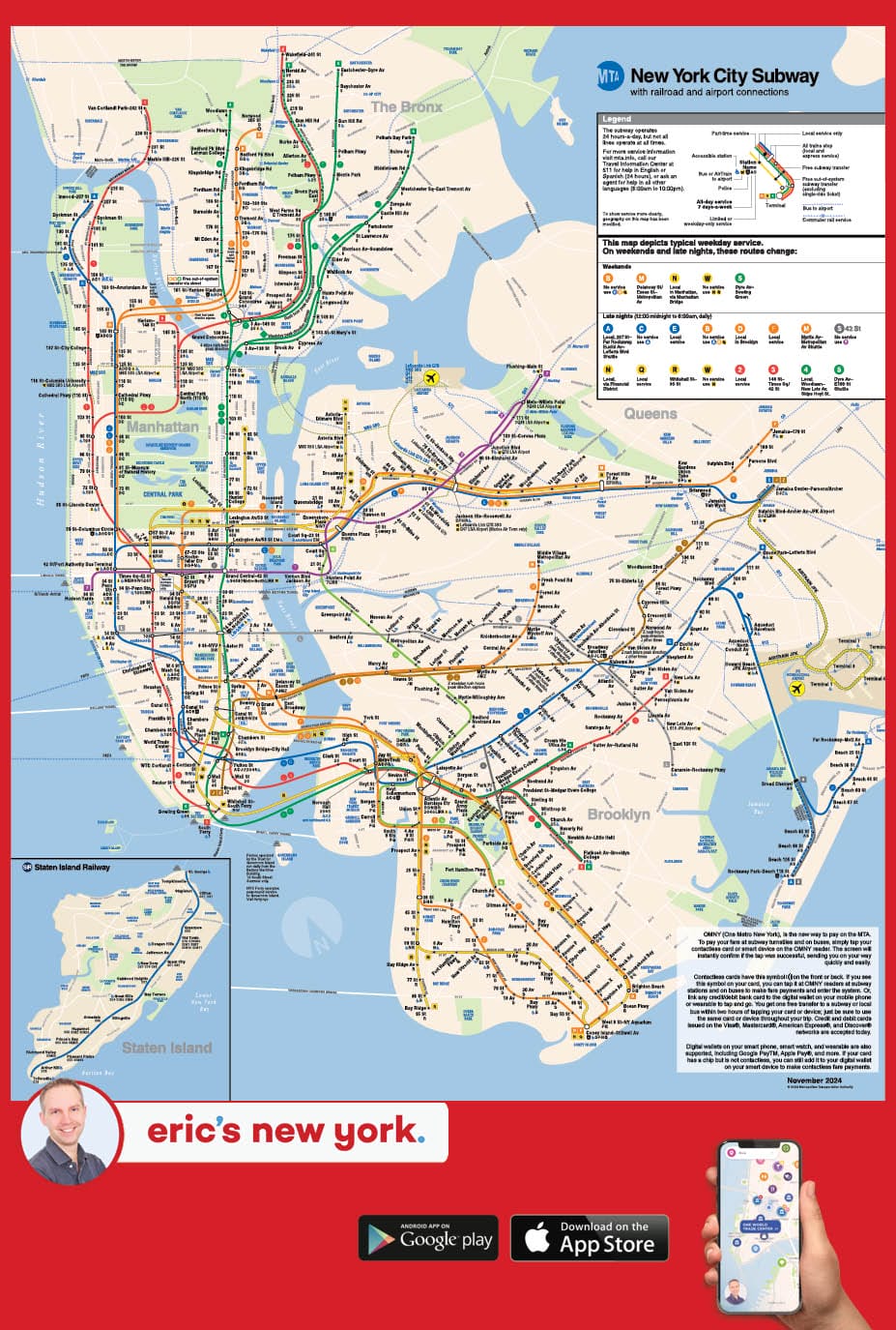 Mapa Del Bus De New York Download Mta New York Subway And Bus Maps 2022
