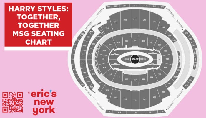 Entradas para el concierto de Harry Styles en Nueva York - plano de asientos del Madison Square Garden